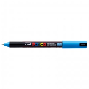 Marker Posca Ultra-fine calibre 0.7 mm light blue
