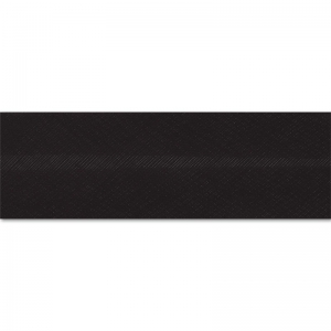 Polycotton ribbon 20mm black x 1m