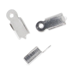 Flat end clip 3mm Stainless steel x10