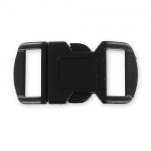 Quick release buckles 12 mm Black x6