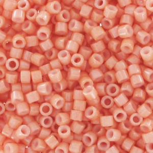 Miyuki Delica 11/0 DB1363 - Dyed Opaque Salmon x8g
