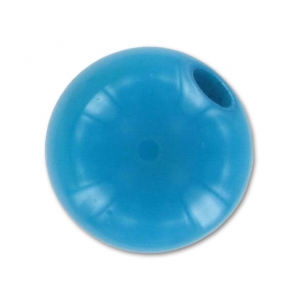 Polaris round bead Opaque  8mm Fluo Blue x1