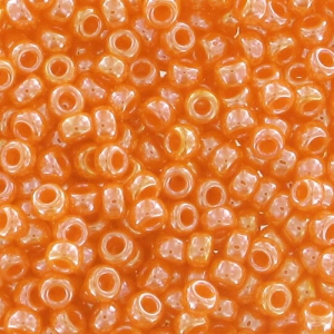 Miyuki Seed beads 11/0 423 - Opaque Lt Orange Luster x8g