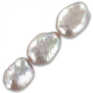 Irregular coloured olives 10x12 mm Light Grey x6
