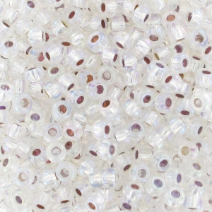 Miyuki Seed beads 11/0 1001- Crystal AB Silver Lined