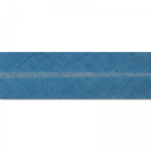 Polycotton ribbon 20mm Blue x 1m
