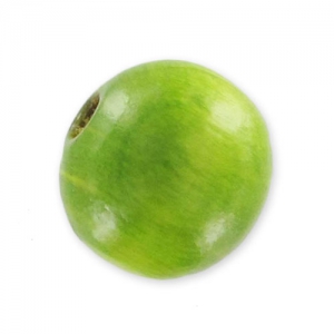 Wooden round beads 6mm light Green x25