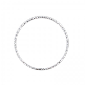 Ring decorated 25mm 925 Sterling Silver x1