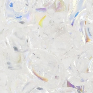 SuperDuo 2.5x5mm Crystal AB x10g