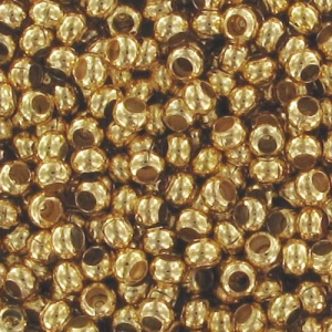 Metal seed beads 11/0 24K Gold plated x10g