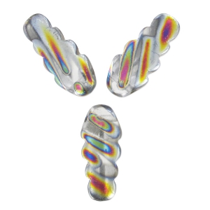 Dagger lace 6x14 mm Crystal Pop Vitrail x25