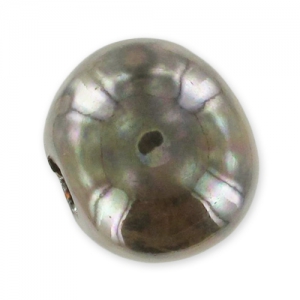 Ceramics bead 15mm Iridescent Khaki