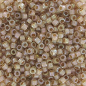Miyuki Delica 11/0 DB1731 - Opal AB Lined Beige
