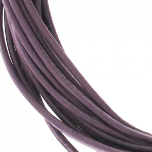Leather cord 0,8mm Cyclamen x 2.95m