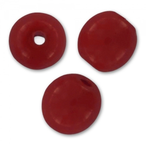 Round beads Shiny 3mm Cranberry x50