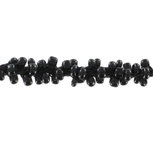 Pearl cord 5mm blackx1m