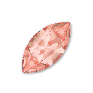 PureCrystal Navette 15x7mm Rose Peach x1