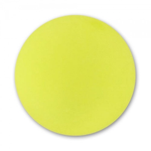 20mm Polaris round bead - Neon Yellow x1