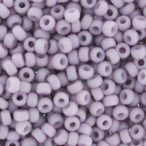 Miyuki Seed beads 11/0 2025 - Mat Opaque Lt Mauve x8g