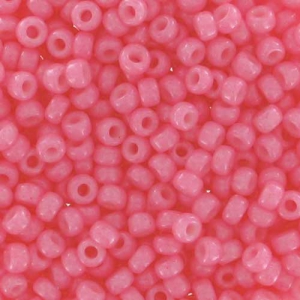 Miyuki Seed beads 11/0 1385 - Dyed Opaque Carnation Pink x8g