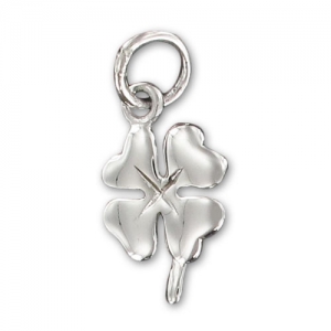 Sterling silver Clover charm 15mm x1