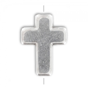 Cross 16mm Antique Silver Plating x1