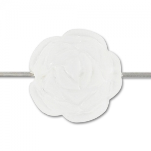 Rose 12mm Crystal Frosted x10