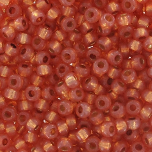 Miyuki Seed beads Duracoat 11/0 4233 - Silver Lined Dyed Rose Gold x8g