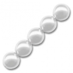 Pearly beads 3mm White x100