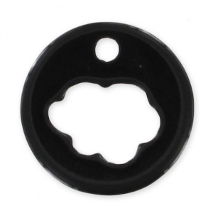 hollow Sequin 18 mm cloud black x1