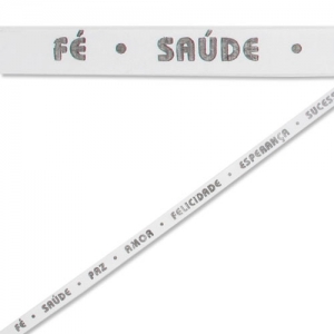 7 wishes ribbon 10 mm white x 36cm