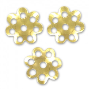 bead cap Lightweight 8.5mm second choice Gold tone x45