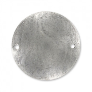 Disc spacer 25mm Old silver tone x1