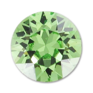 PureCrystal 1088 Round Stone 8mm Peridot