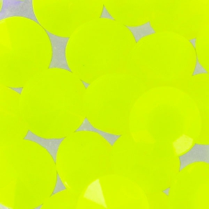 Round Cabochon 8mm neon yellow x20