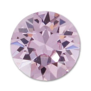PureCrystal 1088 Round Stone 8mm Light Amethyst