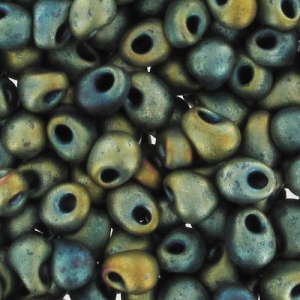 Miyuki Fringe beads 3.4mm DP28-2008 - Mat Met Patina Iris x8g