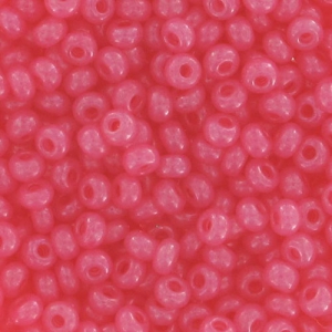 Preciosa Seed Beads 11/0 2 mm - Pink Alabaster x 20 g