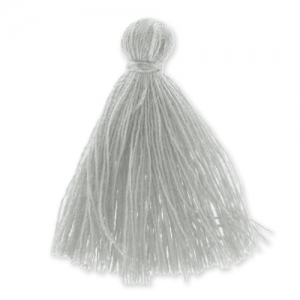 Cotton tassel  27-30 mm Grey x1