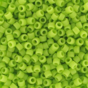 Miyuki Delica 11/0 DB0763 - Matte Opaque Chartreuse