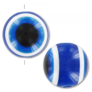 Round 14mm Good luck eye x1