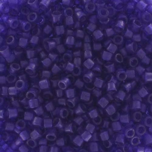 Miyuki Delica 11/0 DB0785 - Dyed Semi Matte Transparent Cobalt