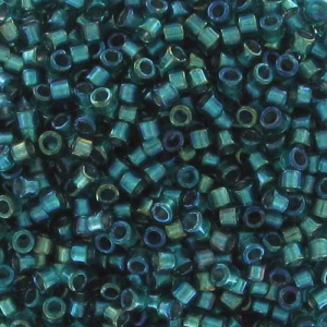Miyuki Delica 11/0 DB1769 - Teal AB Lined Spkl Aqua Green