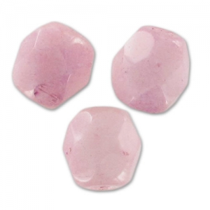 Facets 3 mm Chalk White Lila Luster x50