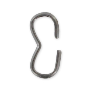 Quick Links connector 9x4.5mm black nickel tone x42