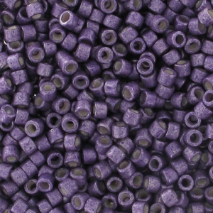 Miyuki Delica 11/0 DB1185 - Galvanized Semi Matte Eggplant