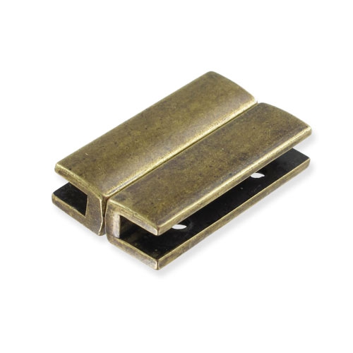 clasp 30x18mm Bronze tone x1 Perles & Co