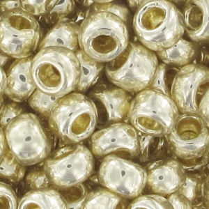 Toho seed beads 11/0 TO11RPF558 - PF Galvanized Aluminium x8g