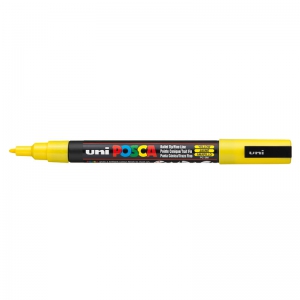 Marker Posca bullet tip fine 1.3 mm yellow