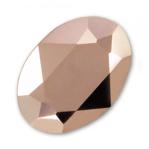PureCrystal 4120 Oval Fancy Stone 8x6mm Crystal Rose Gold